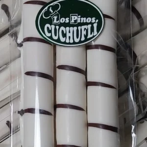 Cuchuflí Relleno con Manjar y Baño de Chocolate Blanco x3