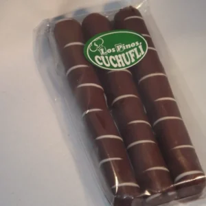 Cuchuflí Relleno con Manjar y Baño de Chocolate x3